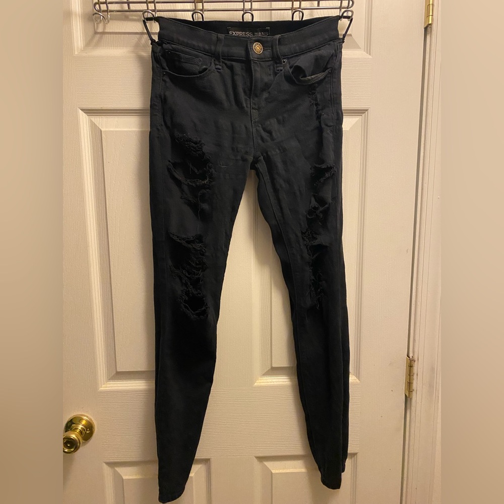 Black “Express Jeans” Jeggings